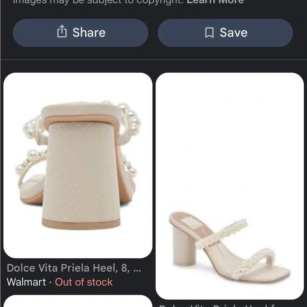 Dolce Vita Cream Chain-Link Sandals - Picture 5 of 5
